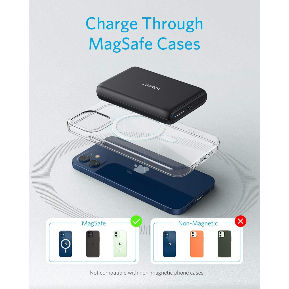 Anker PowerCore Magnetic 5K Power Bank para iPhone 12 al 16