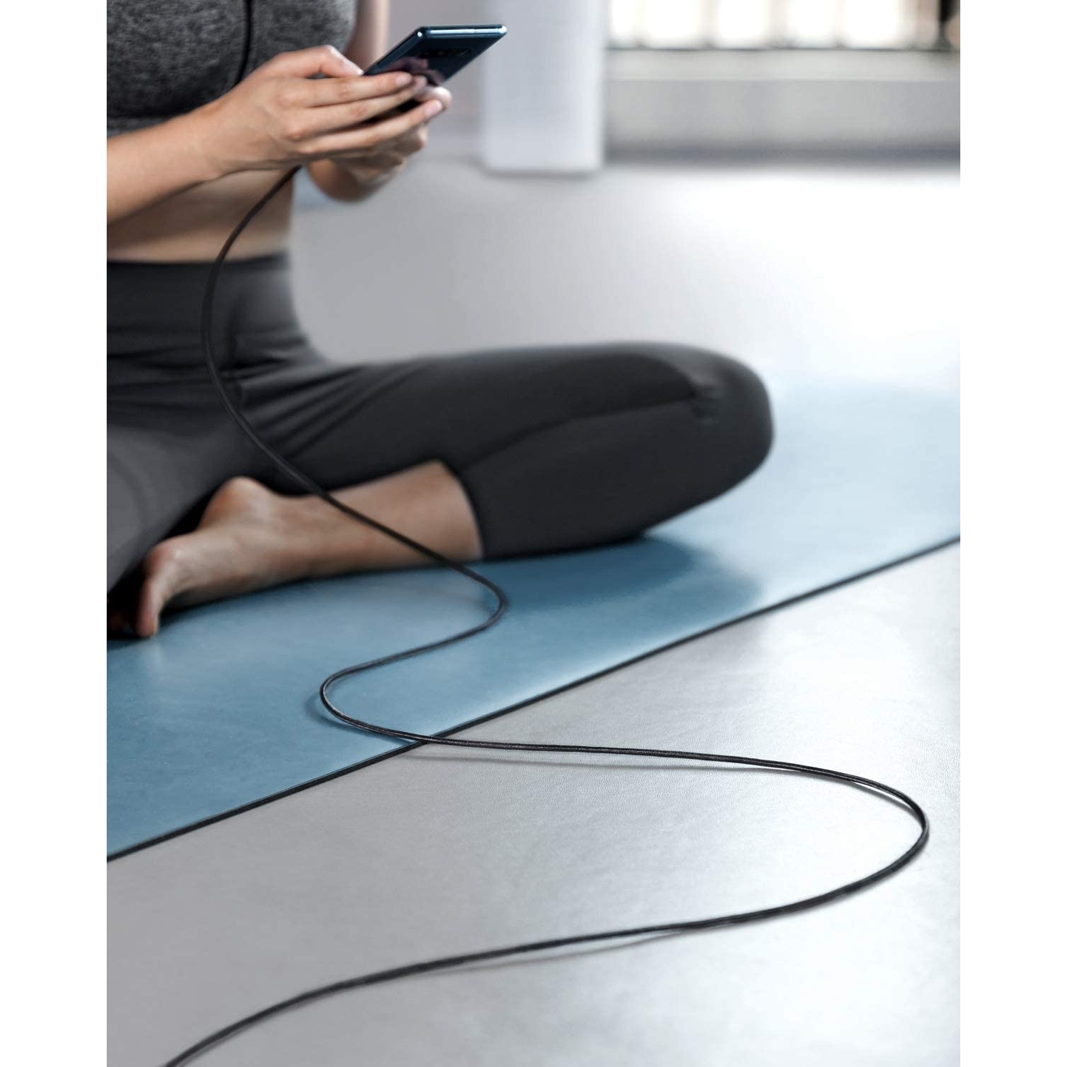 Anker Cable USB-C a USB-A Nylon Premium Carga Rápida para Galaxy S10 S10 +/Note 8, LG V20 y más (2 unidades de 1,8 m)