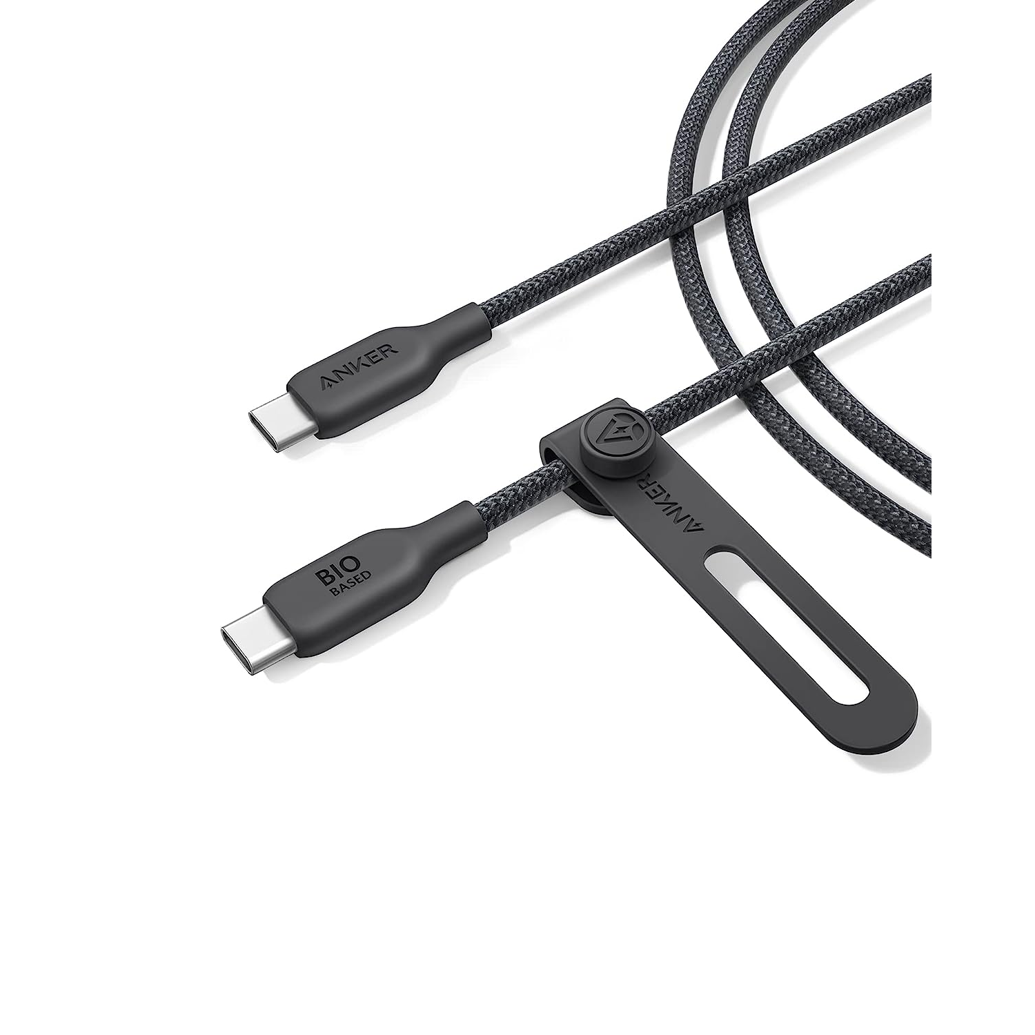 Anker 543 Cable USB-C a USB-C (140W) Bio-Nylon para MacBook Pro 2023, iPad Pro, iPad Air 4, Samsung Galaxy S22, y más (Negro)