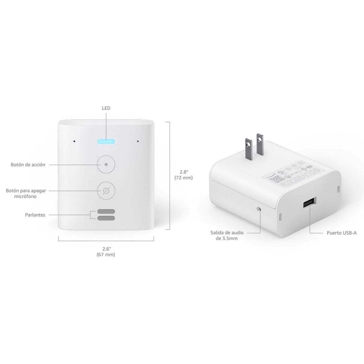 Nuevo Echo Flex - Altavoz Inteligente de pared con Alexa - TecnoMarket