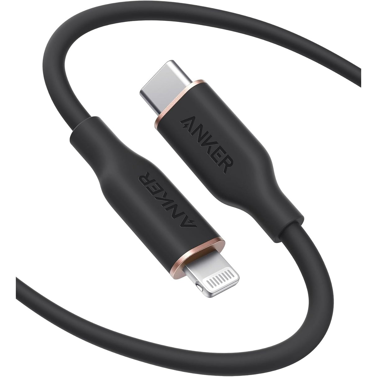 Anker Powerline III Flow Cable USB-C a Lightning para iPhone 8 al 14 Series, iPad, AirPods (Certificado MFi)