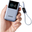 UGREEN Nexode Pro Power Bank 10,000mAh 45W con Cable USB-C Integrado