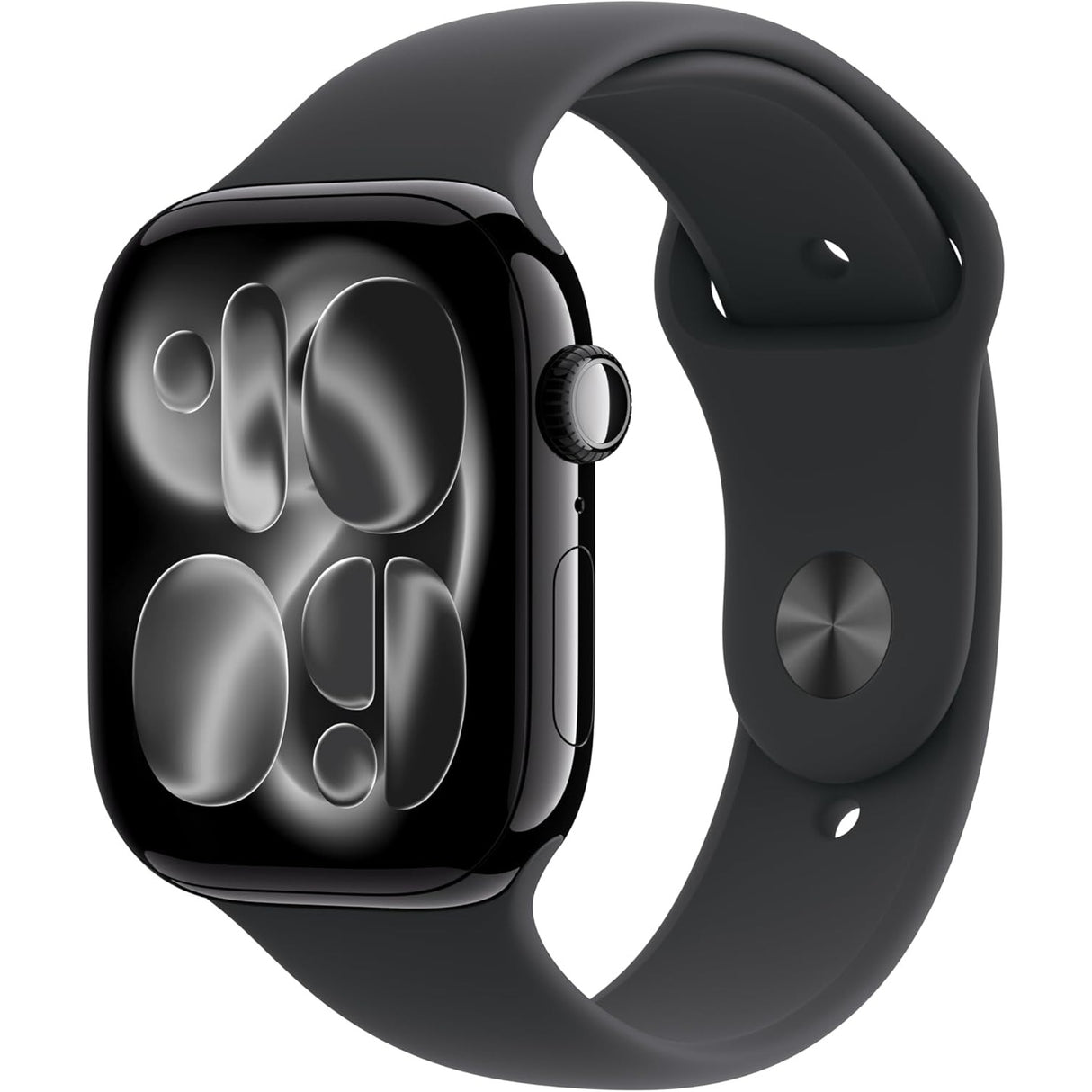 Apple Watch Series 11 GPS con Caja de Aluminio Jet Black de 46 mm y Correa Deportiva Negra M/L