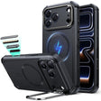 ESR iPhone 18 Pro Max/17 Pro Max Cyber Tough Magnetic Case con Stand, MagSafe y Control de Cámara Protección Grado Militar 7X