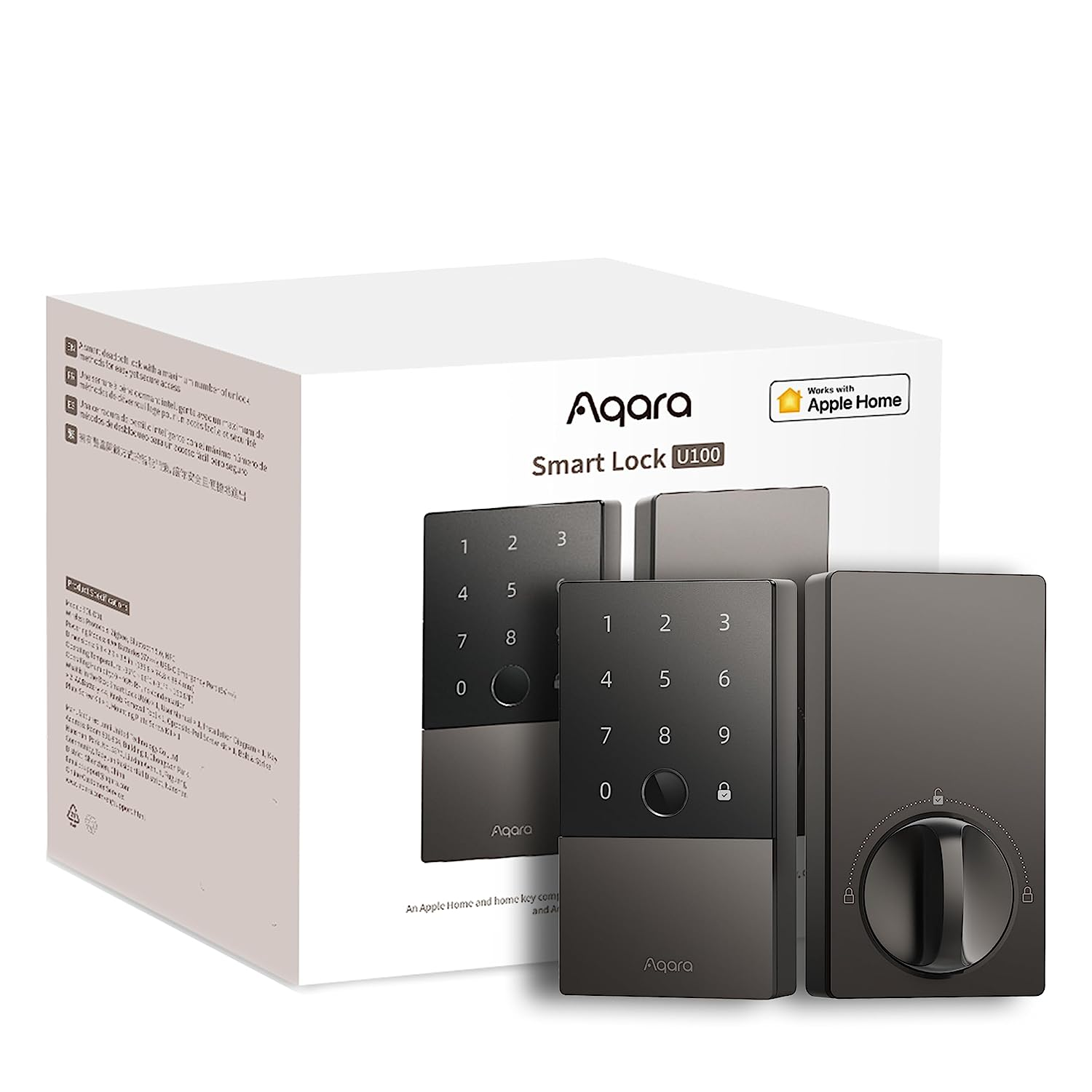 Cerradura inteligente de huellas dactilares compatible con Alexa, cerradura  de puerta de entrada sin llave 6 en 1, teclado de pantalla táctil con