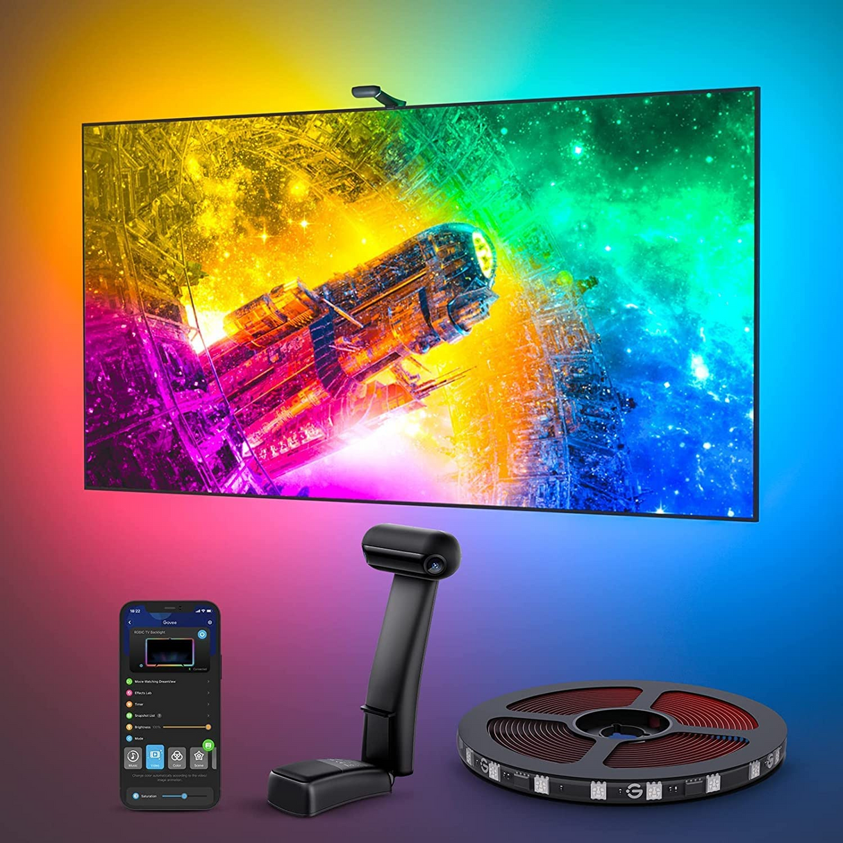 Govee TV Backlight T2 Envisual para TV 55 a 65 pulgadas