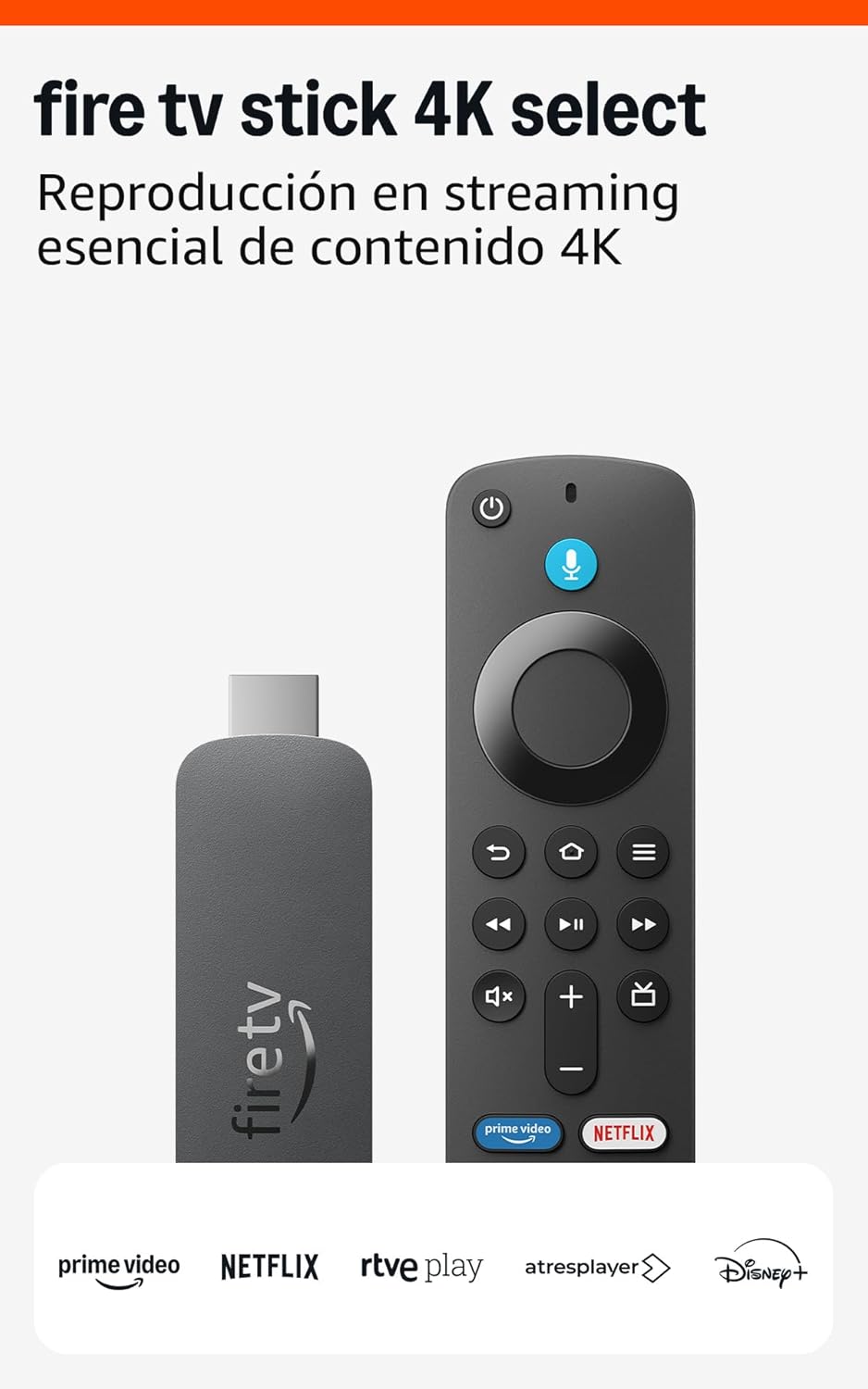 Amazon Fire TV Stick 4K Select (último modelo Vega OS): streaming en 4K