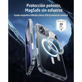 ESR iPhone 17 Classic Hybrid Magnetic Case con MagSafe y Control de Cámara Protección Grado Militar