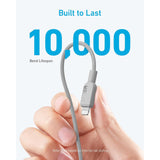 Anker 310 Cable USB-C a Lightning MFi Certificado para iPhone 3 Metros (Braided)