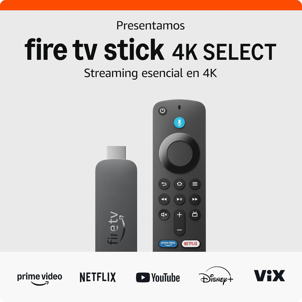 Amazon Fire TV Stick 4K Select (última generación): streaming en 4K - Vega OS