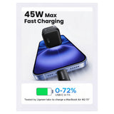 UGREEN 25W GaN Cargador Rápido USB-C para Apple, Samsung y más