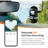 70mai Omni Dash Cam (X200) Rotación 360° eMMC de 128GB integrada