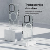 RhinoShield Clear MagSafe Funda Transparente para iPhone 16 Pro, Antiamarilleo, Anti-Golpes Grado Militar