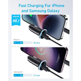 Anker 323 Car Charger 52.5W Cargador para Carro con Cable USB-C 1 Metro