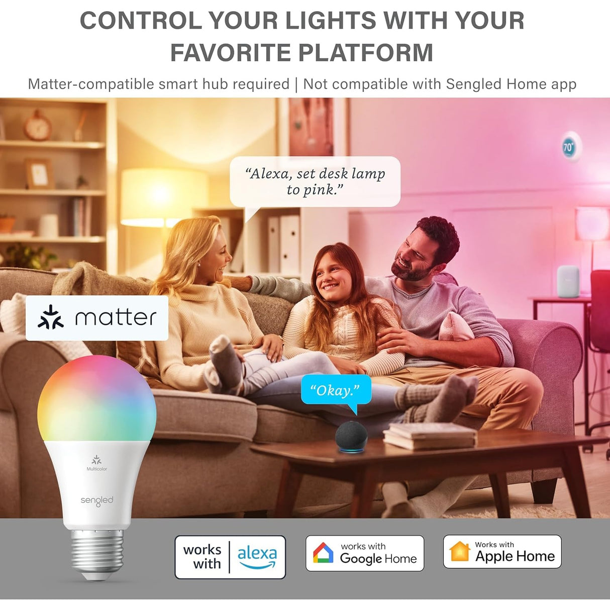 Luz Focos Inteligentes Compatibles Con Google Home Foco