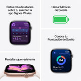 Apple Watch Series 11 GPS con Caja de Aluminio Gris Espacial de 46 mm y Correa Deportiva Negra M/L