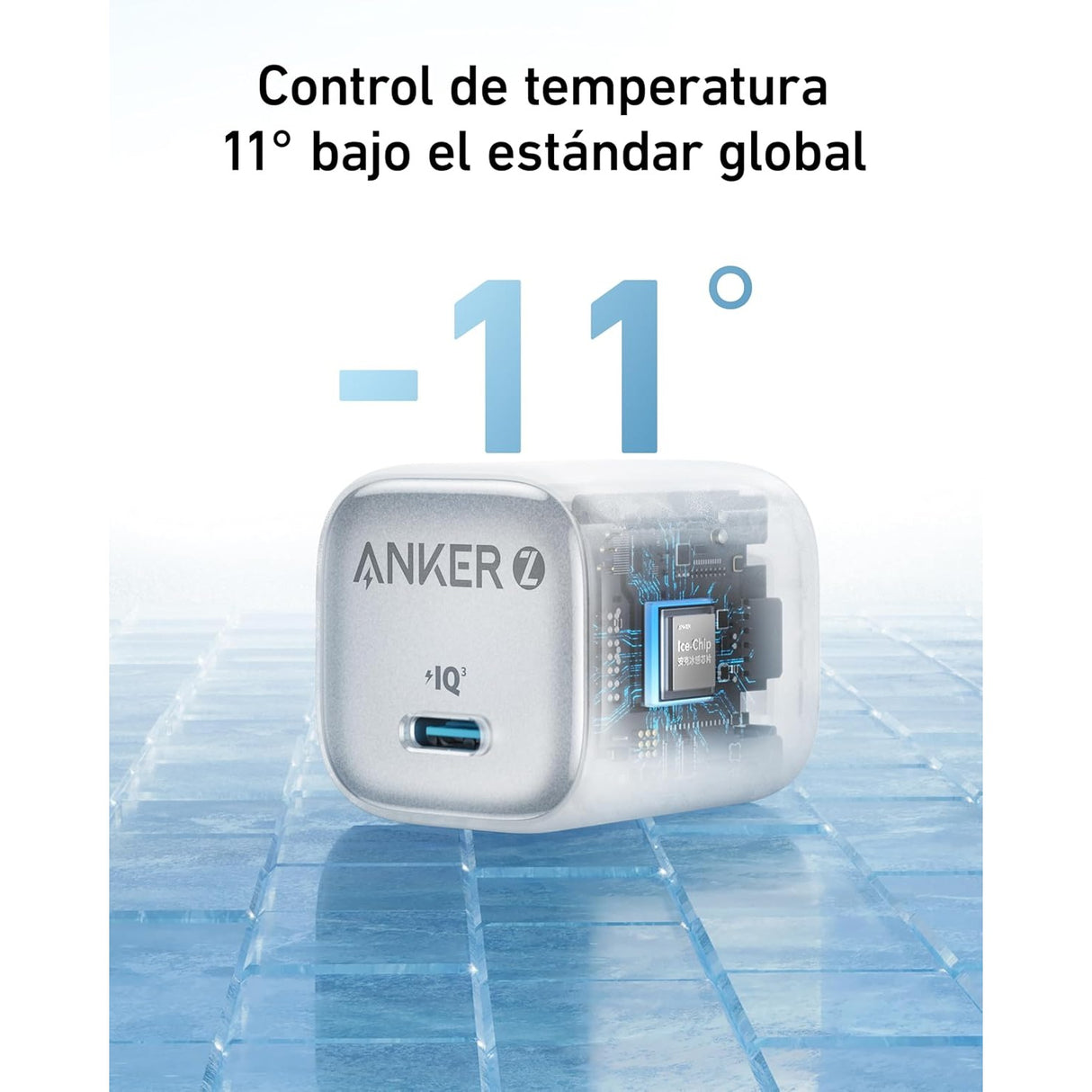 Anker Zolo Charger (20W, PD 3.0) USB-C Carga Rápida para Apple, Samsung y más