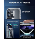 ESR iPhone 17 Classic Hybrid Magnetic Case con MagSafe y Control de Cámara Protección Grado Militar