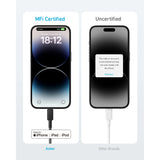 Anker 322 USB-C a Lightning Cable Trenzado de 1.8 metros MFi