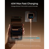 Anker Nano Cargador Inteligente 45W GaN iPhone 17/16/15 Series