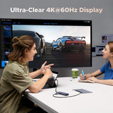 UGREEN Revodok Pro HUB 6 en 1 USB-C Gigabit Ethernet con 4K 60Hz HDMI 100W Puerto PD