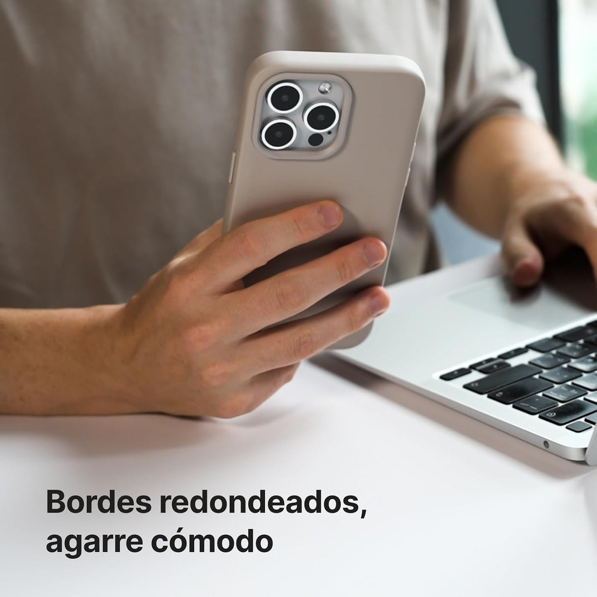 RhinoShield Funda SolidSuit MagSafe para iPhone 16 Pro, Protección Militar Anti-Golpes