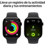Apple Watch Series 11 GPS con Caja de Aluminio Jet Black de 46 mm y Correa Deportiva Negra M/L