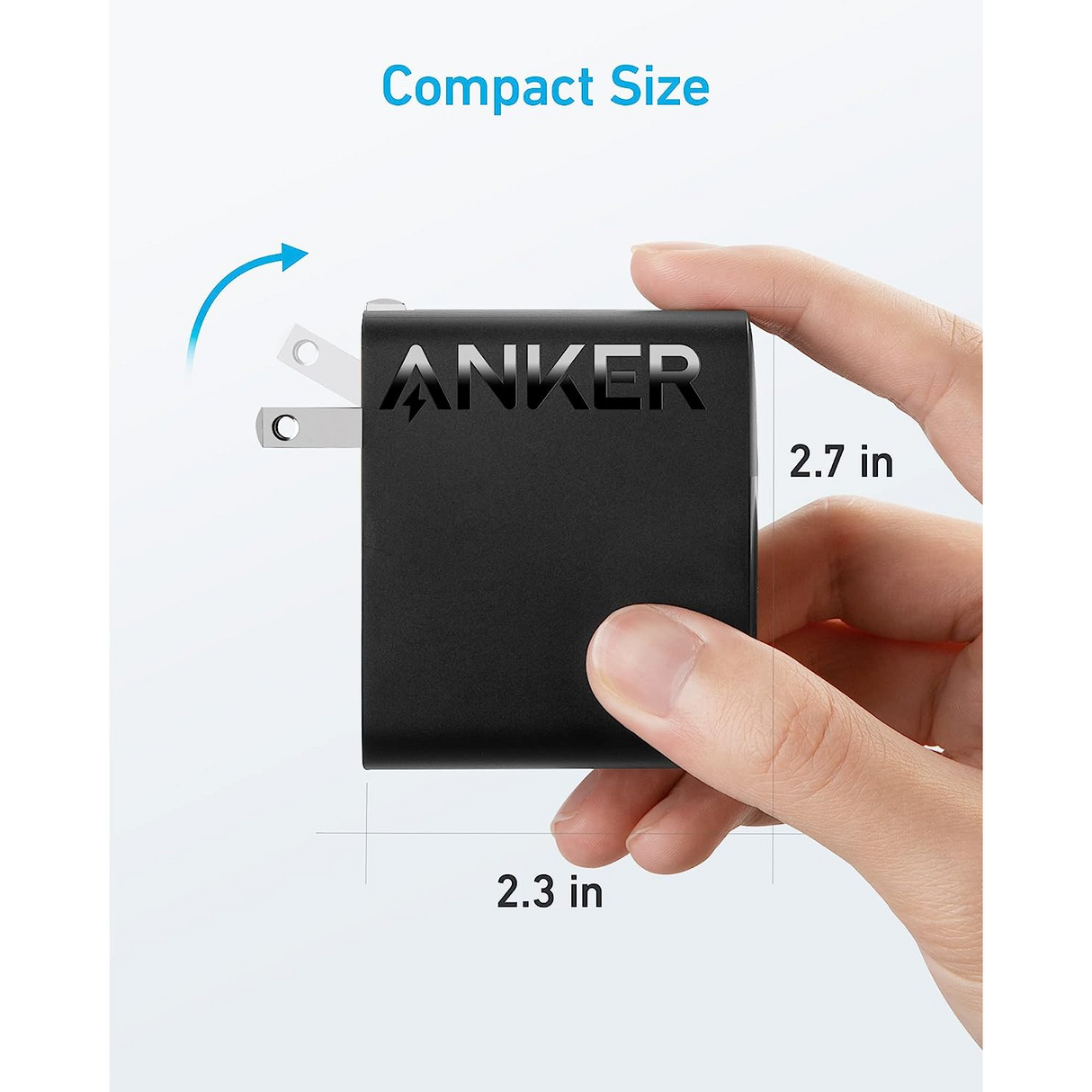 Anker 317 Cargador 100W USB-C Rápido PIQ 3.0 para MacBook Air/Pro, iPad Pro, y más (cable USB-C incluido)