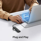 UGREEN Hub USB 3.0 4 Puertos USB-A Cable 0.15m
