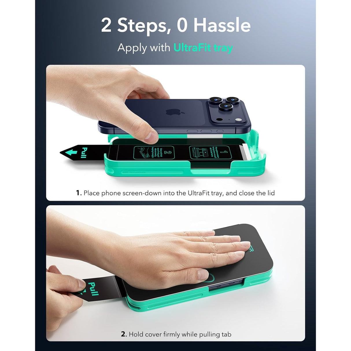 ESR Paquete de 3 Micas de Vidrio 9H+ Privacidad Antiespía Armorite para iPhone 17 Pro