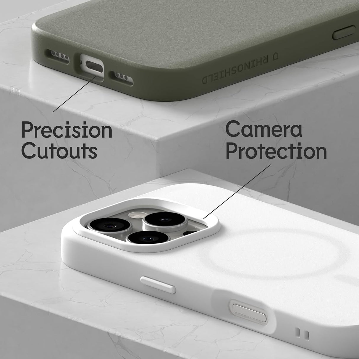 RhinoShield Funda SolidSuit MagSafe para iPhone 16 Pro Max, Protección Militar Anti-Golpes