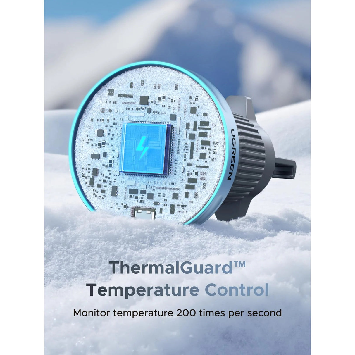 UGREEN MagFlow Cargador de Carro MagSafe Qi2 25W para iPhone 12 al 17 Series