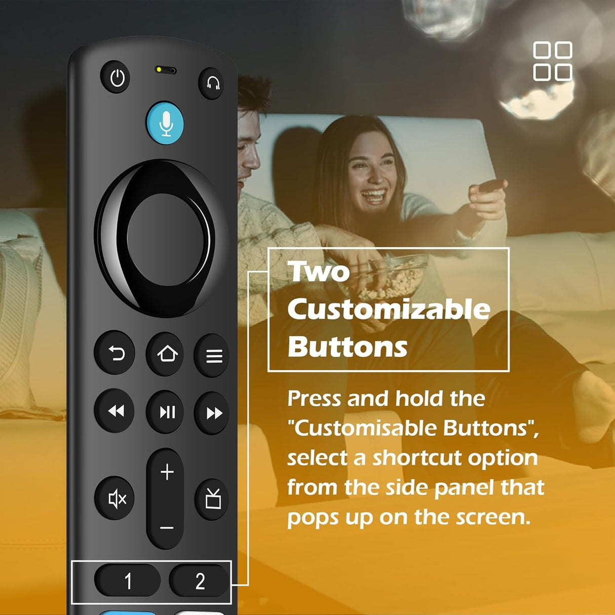 Trado Control Remoto de Reemplazo Pro para Fire TV Stick (4K, 4K Max, HD, Lite)