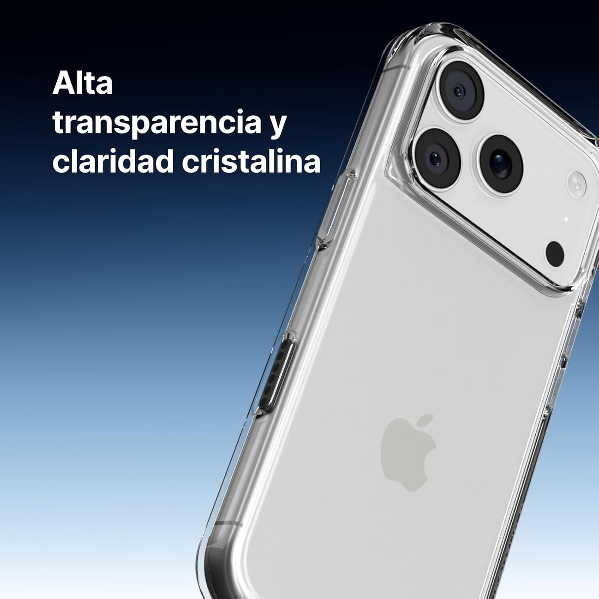 RhinoShield Clear Funda Transparente para iPhone 17, Antiamarilleo, Anti-Golpes Grado Militar