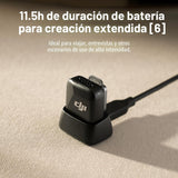 DJI Mic Mini (2 TX + 1 Mobile RX) Sistema de 2 Micrófonos Inalámbricos Lavalier para iPhone 17/16/15 y Android/PC/Tablet