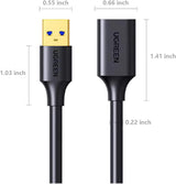 Cable extensor USB 3.0 UGREEN - detalle adicional