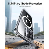 ESR iPhone 17 Classic Hybrid Magnetic Case con Stand, MagSafe y Control de Cámara Protección 3x