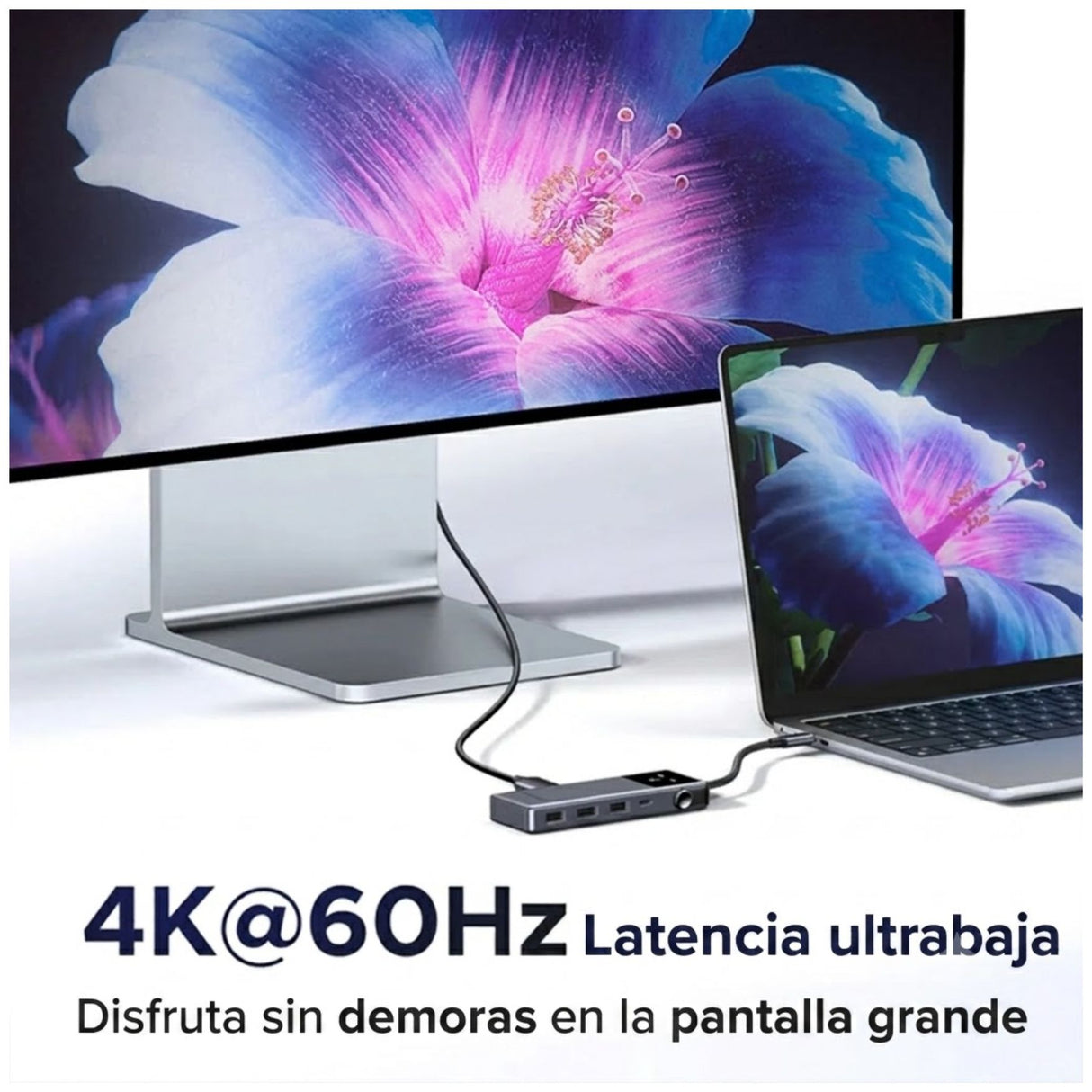 UGREEN Uno 7 en 1 HUB USB-C HDMI 4K 60Hz USB Ethernet