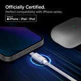 Spigen Cable Lightning a USB-C Certificado MFi de 2 metros para iPhone 8 al 14 Series, iPad, AirPods