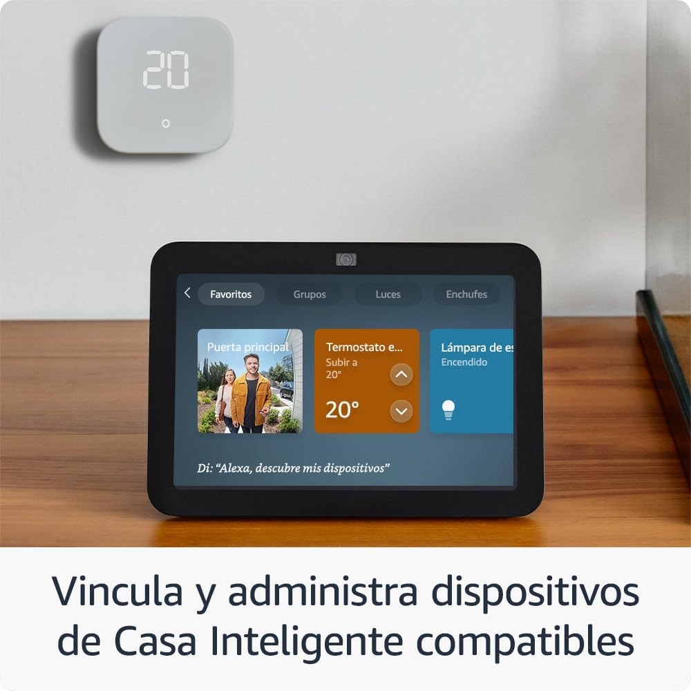 Amazon Echo Show 8 (3.ª generación) | Con audio espacial, hub de Casa Inteligente y Alexa