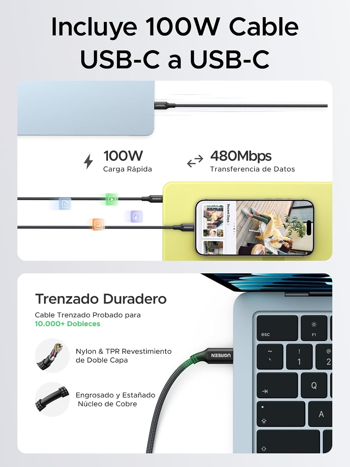 UGREEN Nexode Air 65W Cargador 75813