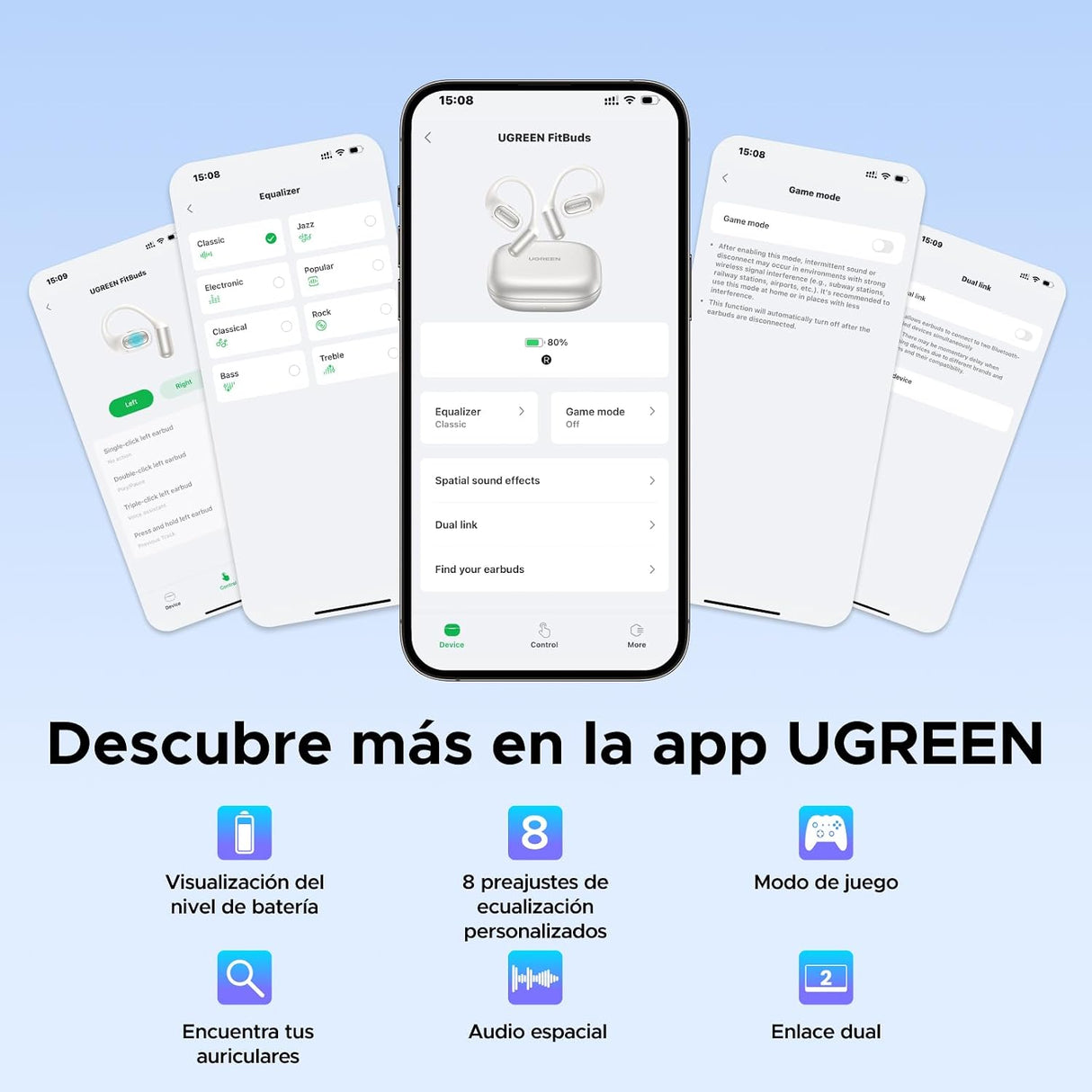 UGREEN Audífonos Open Ear WS213 - vista 12