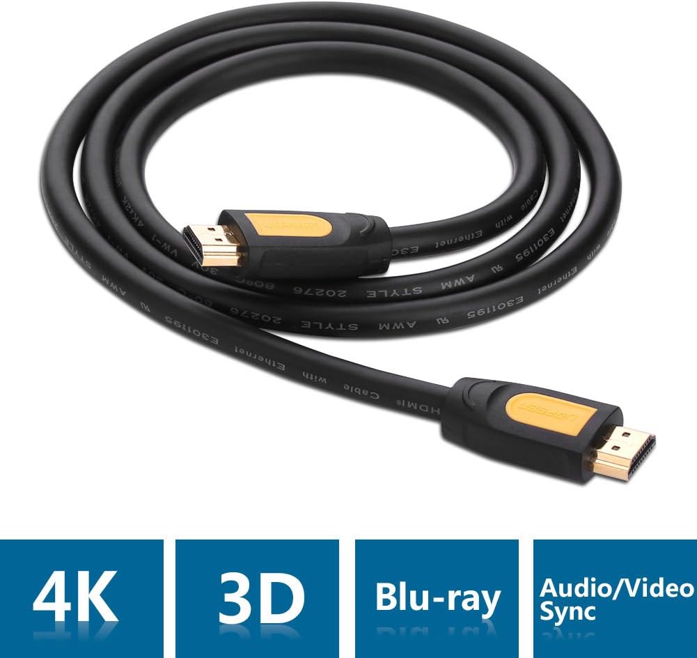 Cable HDMI UGREEN - compatible 4K, 3D, Blu-ray