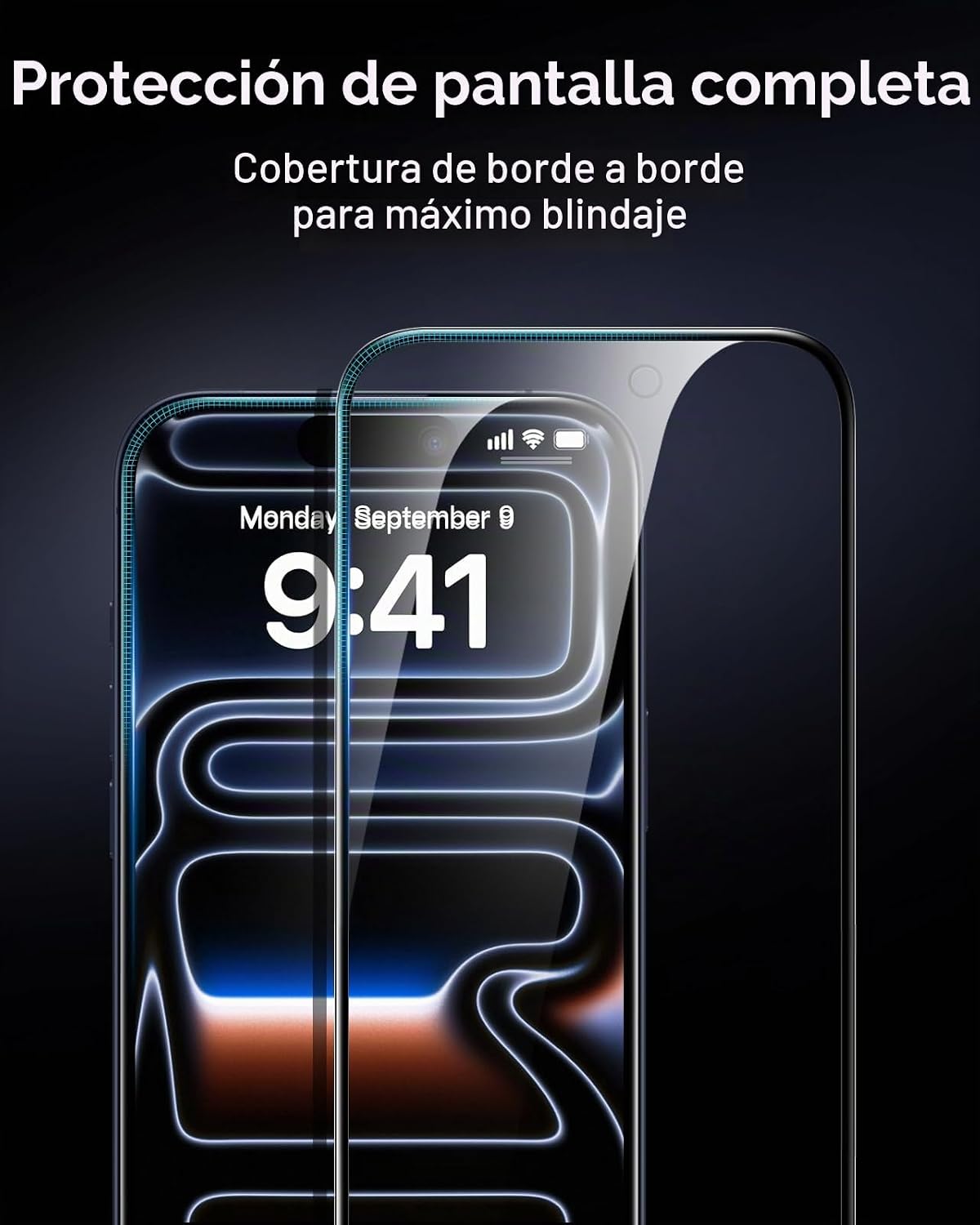 ESR Paquete de 3 Micas de Vidrio 9H+ Privacidad Antiespía Armorite para iPhone 17 Pro Max