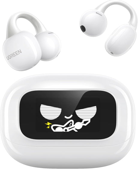 UGREEN Audífonos Inalámbricos Bluetooth 5.4 Open-Ear con Pantalla Táctil