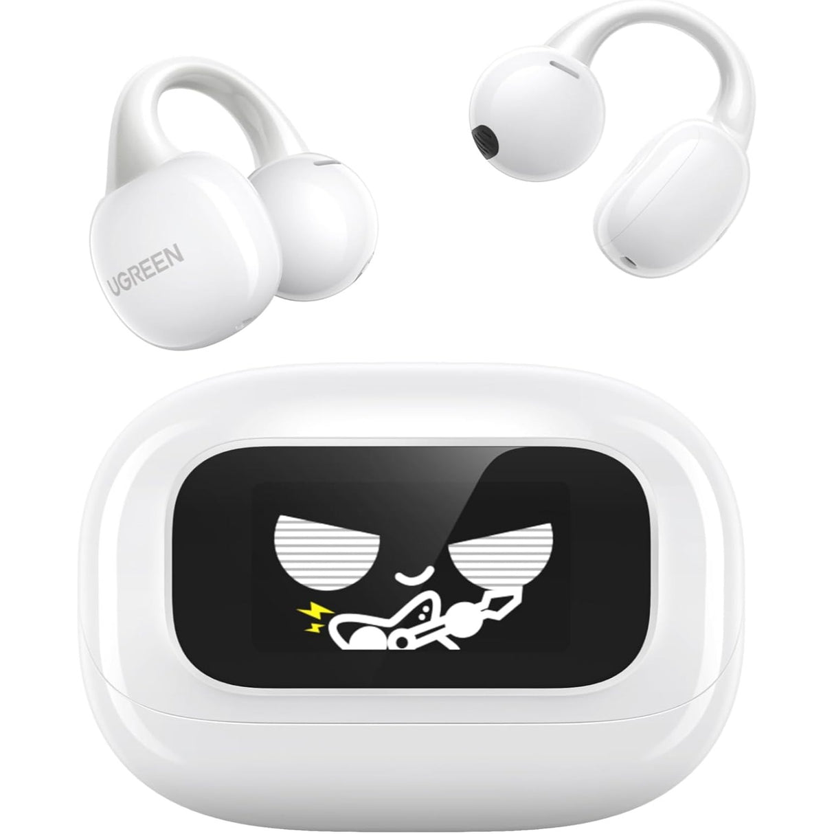 UGREEN Audífonos Inalámbricos Bluetooth 5.4 Open-Ear con Pantalla Táctil