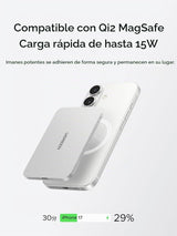 UGREEN MagFlow Air 5000mAh Power Bank MagSafe Qi2 15W Ultra Delgada para iPhone 18/17/16/15/14 Series