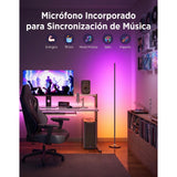 Govee Floor Lamp Basic RGBIC Lámpara de Pie 1000lm compatible con SmartThings, Alexa y Matter