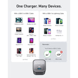 Anker 511 Charger (Nano 3, 30W) USB-C GaN Carga Rápida para iPhone, Galaxy, iPad y más