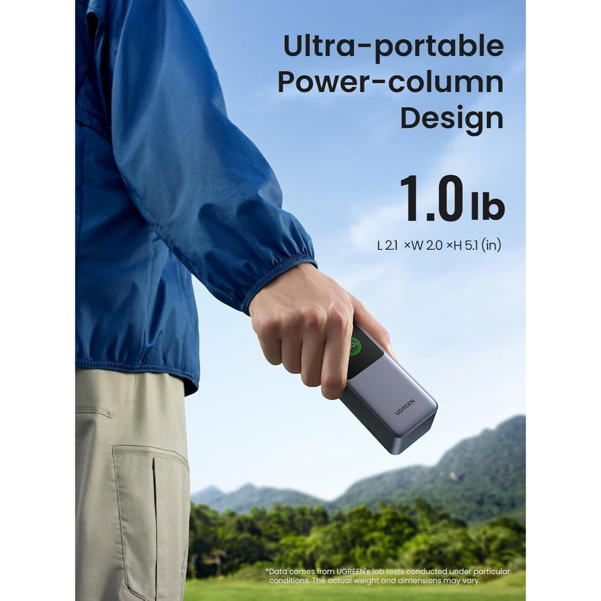 UGREEN Nexode Power Bank 20000mAh 130W con pantalla inteligente